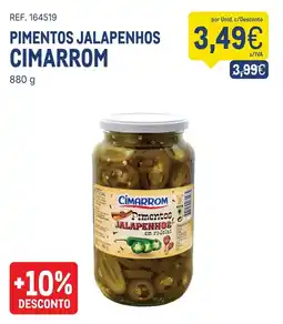 Makro Pimentos jalapenhos cimarrom promoção