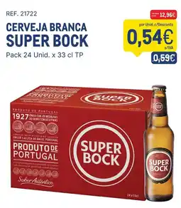Makro Cerveja branca super bock promoção