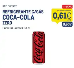 Makro Refrigerante c/gás coca-cola zero promoção