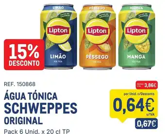 Makro Água tônica schweppes original promoção