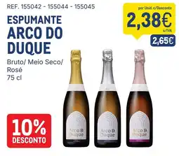 Makro Espumante arco do duque promoção