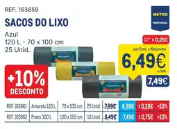 Makro sacos do lixo metro professional promoção