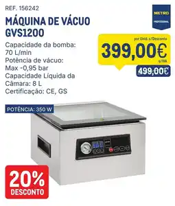 Makro máquina de vácuo gvs1200 promoção