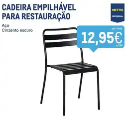 Makro Cadeira empilhável para restauração metro professional promoção