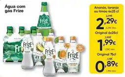 Froiz Água com gás Frize promoção