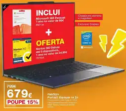 Staples medion portátil signium 14 s1 promoção