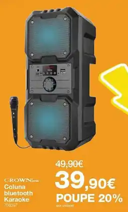 Staples Coluna bluetooth Karaoke promoção