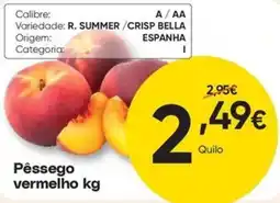 Froiz Pêssego vermelho kg promoção