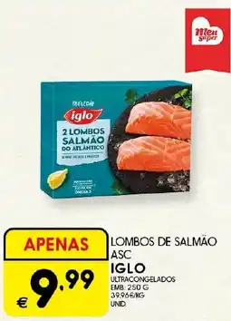 Meu Super Lombos de salmão iglo promoção