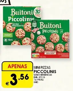 Meu Super Mini pizzas piccolinis promoção