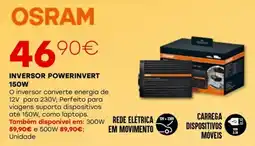 Roady osram inversor powerinvert 150w promoção