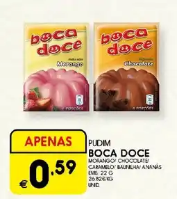 Meu Super Pudim boca doce morango/ chocolate/ caramelo/ baunilha/ ananás promoção