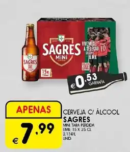 Meu Super Cerveja c/ álcool sagres promoção