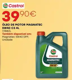 Roady Castrol óleo de motor magnatec 5w40 c3 promoção