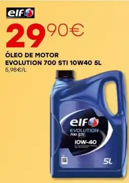 Roady Elf óleo de motor evolution 700 sti 10w40 promoção