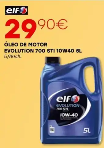 Roady Elf óleo de motor evolution 700 sti 10w40 promoção