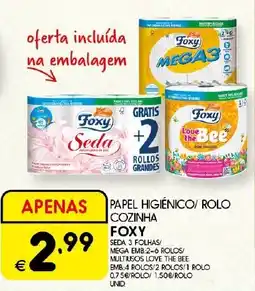 Meu Super Papel higiênico/ rolo cozinha foxy promoção