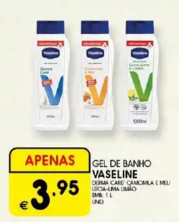 Meu Super gel de banho vaseline promoção