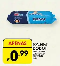 Meu Super toalhitas dodot promoção