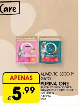 Meu Super alimento seco p/ gato purina one promoção