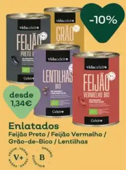 Celeiro Enlatados Feijão Preto / Feijão Vermelho / Grão-de-Bico / Lentilhas promoção
