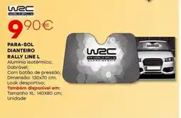 Roady para-sol dianteiro rally line l promoção