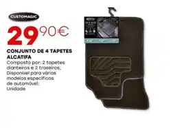 Roady Customagic conjunto de 4 tapetes alcatifa promoção