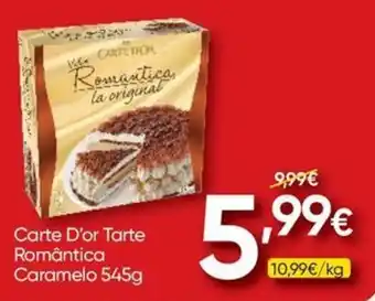 Froiz Carte D'or tarte romântica caramelo promoção