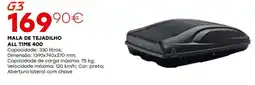 Roady Mala de tejadilho all time 400 promoção