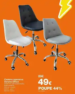 Staples Cadeira operativa Verona Office promoção