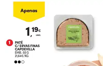 Paté c/ ervas finas capdevilla