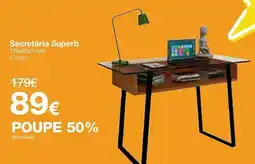 Staples Secretária Superb promoção