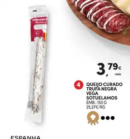 Continente Queijo curado trufa negra vega promoção