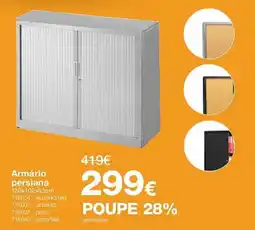 Staples Armário persiana promoção