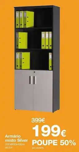 Staples Armário misto Silver promoção