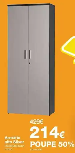Staples Armário alto Silver promoção