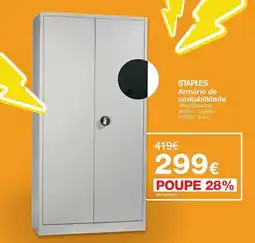 Staples Staples armário de contabilidade promoção