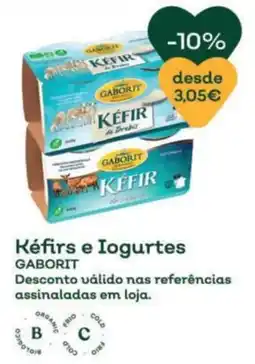 Celeiro Kéfirs e Iogurtes GABORIT promoção