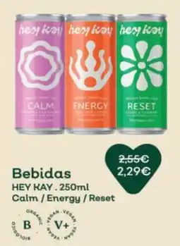 Celeiro Bebidas HEY KAY . Calm / Energy / Reset promoção