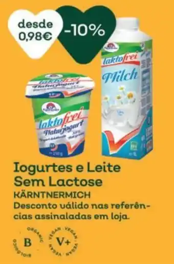 Iogurtes e Leite Sem Lactose Kärntnermich