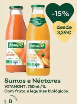 Celeiro Sumos e Néctares Vitamont promoção