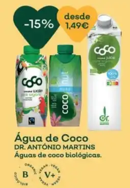 Celeiro Água de Coco Dr. António Martins promoção