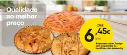 Froiz Empanada atum, frango com cogumelos ou bacalhau com passas promoção