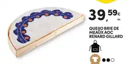 Continente Queijo brie de meaux aoc renard gillard promoção