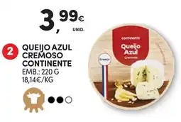 Continente Queijo azul cremoso continente promoção