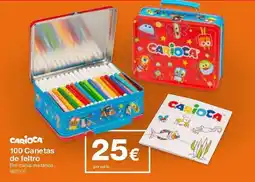 Staples Carioca 100 Canetas de Feltro promoção