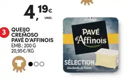 Continente Queijo cremoso pavé d'affinois promoção