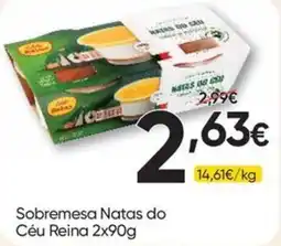 Froiz Sobremesa Natas do Céu Reina promoção