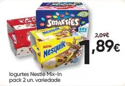 Froiz logurtes nestlé mix-in promoção