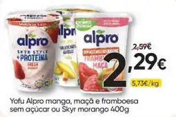 Froiz Yofu alpro manga, maça e framboesa promoção